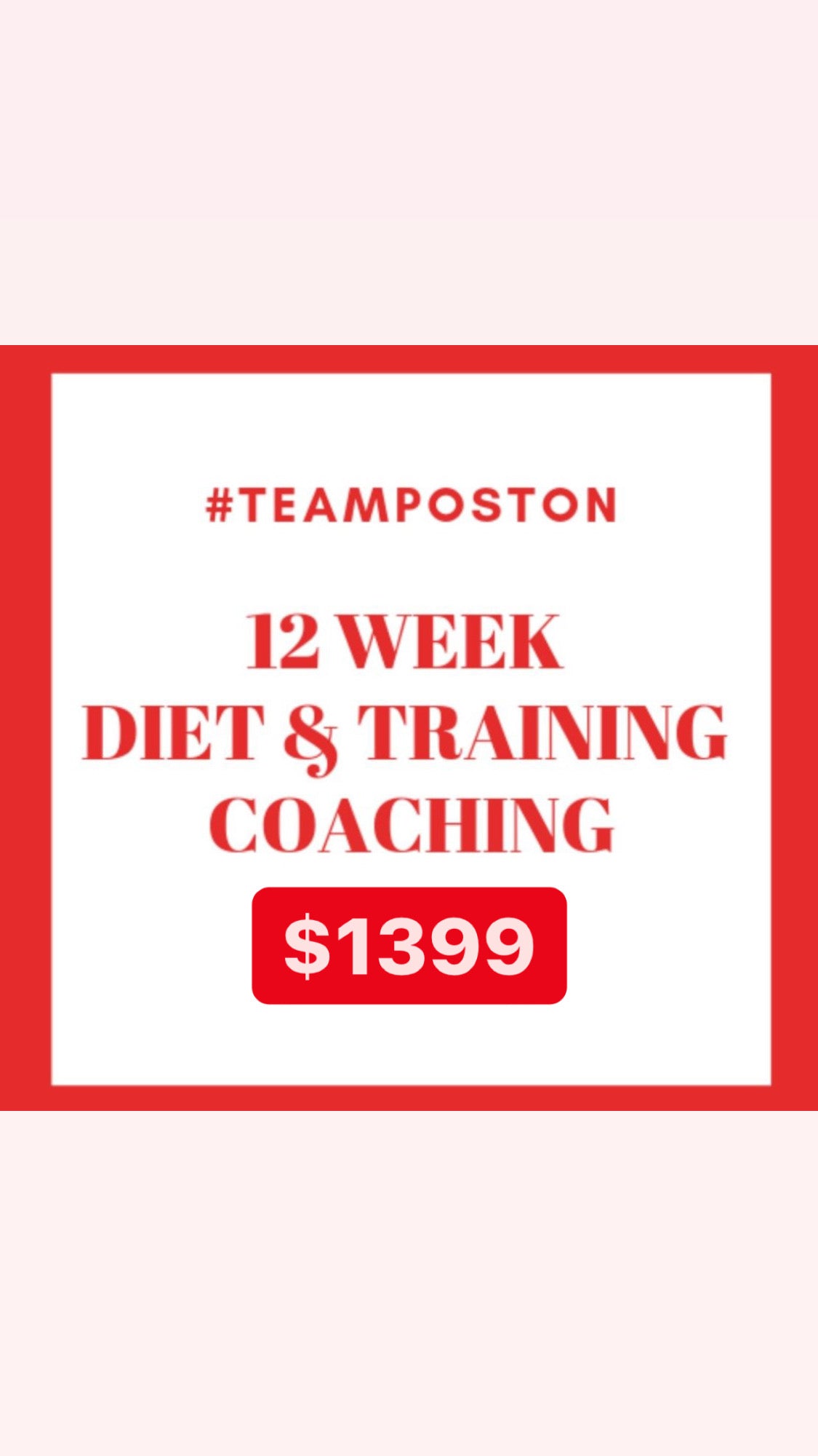 12 Week Diet Plan & Training Coaching