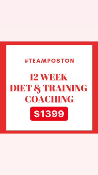 12 Week Diet Plan & Training Coaching